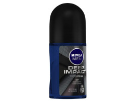 NIVEA Men Deodorant Roll On, Deep Impact Freshness, 50ml